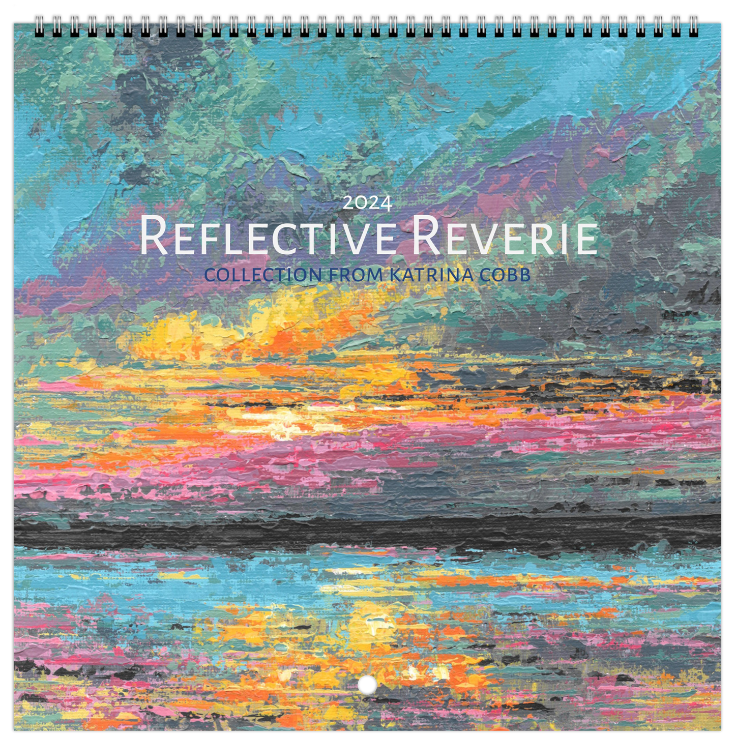 2024 Reflective Reverie Art Wall Calendar