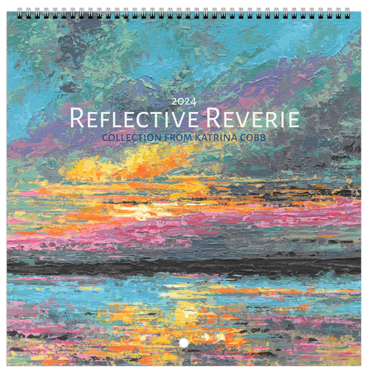 2024 Reflective Reverie Art Wall Calendar